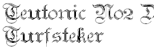 Teutonic No2 DemiBold